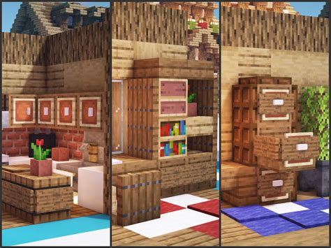 Interior Storage Ideas! : r/Minecraft