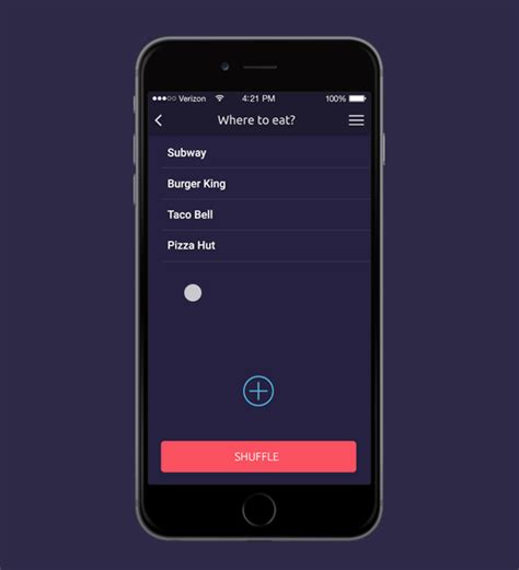 Shuffle Mobile App | Behance