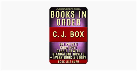 ‎CJ Box Books in Order: Joe Pickett series, Joe Pickett short stories ...