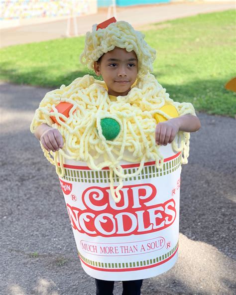 Cup Noodle Halloween Costume for Kids