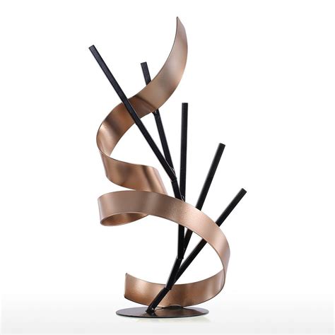 Ribbon Sculpture | Abstract sculpture, Metal sculpture, Modern sculpture