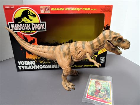 RARE Jurassic Park Young T-Rex 1993 Vintage Dinosaur Figure Collectible Toys ...