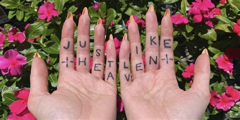 Song Lyric Tattoos | POPSUGAR Beauty