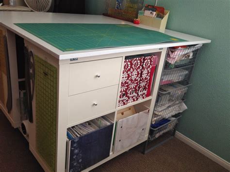 Lott's of scraps: Take Two... IKEA hack | Craft room tables, Ikea hack ...