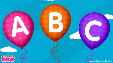 ABC Songs for Children | ABC Balloon Song - YouTube