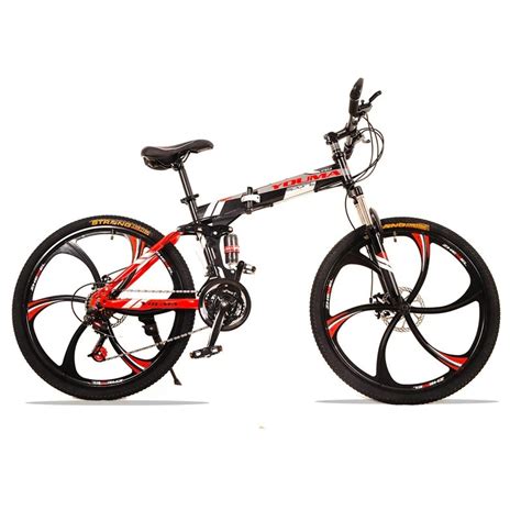 folding Road Bike 24 speed 26" inch mountain bike brand bicycle Front and Rear Mechanical Disc ...