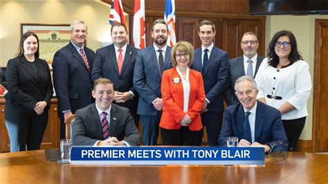 Premier meets former U.K. prime minister Tony Blair at Confederation Building – NTV