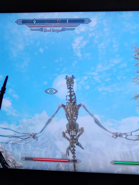 Um skeleton dragon flying and attacking me. (no mods on) Never had this ...