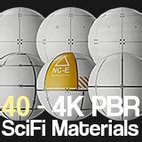 40 - 4K PBR Sci-Fi Materials vol.7