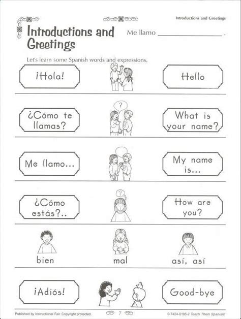 Pin On Learn Spanish Today | Spanish worksheets, Beginner spanish worksheets, Learning spanish