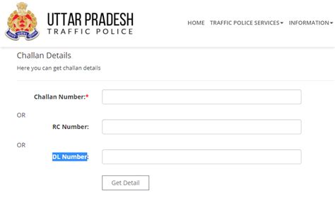 Up Traffic Police E Challan Online Payment ~ How to - Sarathi Parivahan