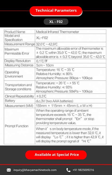 Bhavya Machine Tools on Twitter: "Introducing Medical Infrared Thermometer available at special ...