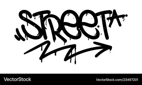 Street graffiti tag Royalty Free Vector Image - VectorStock