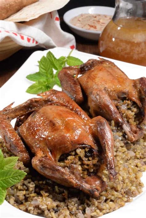 Egypt Hamam Mahshi (Stuffed Squab) - International Cuisine