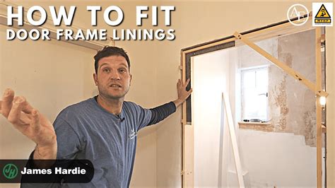 How to fit Door Frame Linings 🚪 - YouTube