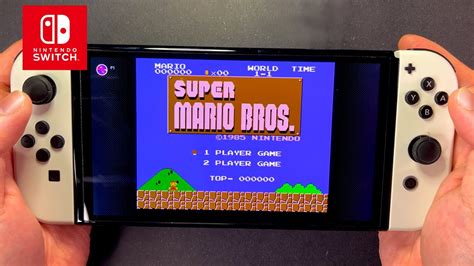 Playing Super Mario Bros on Nintendo Switch OLED (Classic NES Game) - YouTube