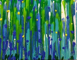 Drip art painting by Ruth | Ruth Hartnup | Flickr