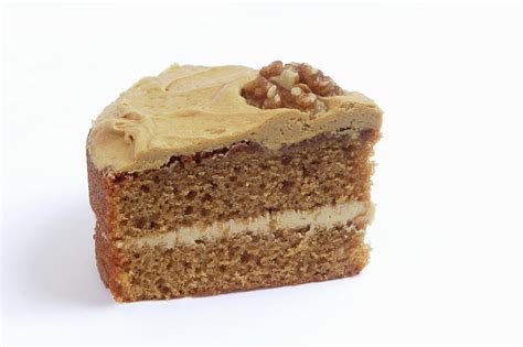 Slice Of Coffee And Walnut Cake by Rosemary Calvert