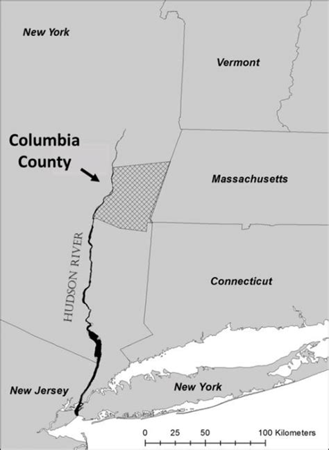 Map showing location Columbia County, NY. | Download Scientific Diagram