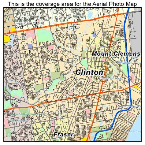 Aerial Photography Map of Clinton, MI Michigan