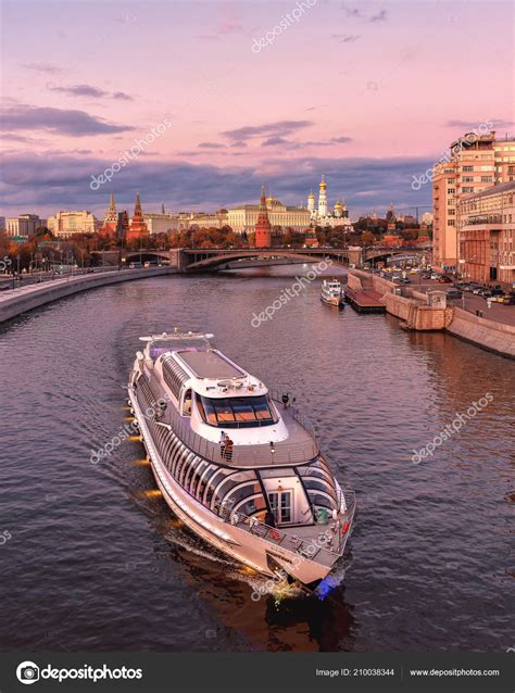 Ship Flotilla Radisson Royal Moscow River Cruise Moscow Kremlin View ...