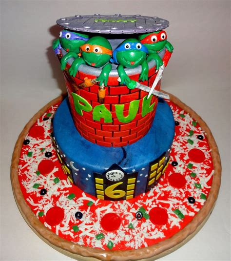 Teenage Mutant Ninja Turtles 6Th Birthday Cake - CakeCentral.com