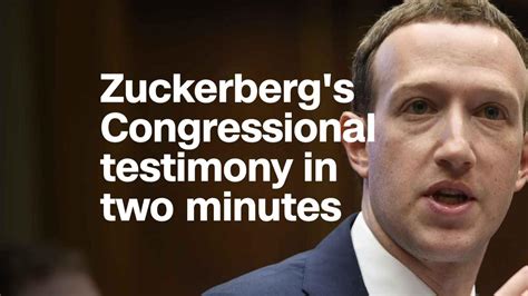 Mark Zuckerberg's House testimony in two minutes - Video - Technology