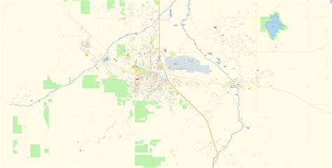 Helena Montana PDF Map Vector Exact City Plan detailed Street Map ...