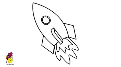 Easy Space Ship - how to draw Space Ship - YouTube