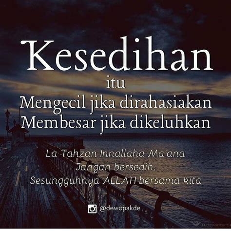 La tahzan inallah maana | Kutipan quran, Islamic quotes, Kata-kata indah