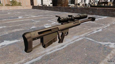 Barrett M95 sniper rifle for GTA 4