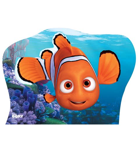 Finding Dory Nemo Clown Fish Disney Lifesize Standup Standee Cardboard Cutout - Walmart.com ...