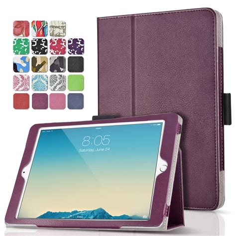 iPad Pro 9.7 Case (Purple) Ultra Slim Lightweight Protective Stand Folio Smart Cover with Card ...