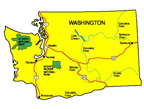 Washington - Fun Facts, Food, Famous People, Attractions