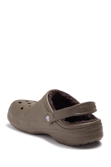 Crocs™ Winter Faux Fur Lined Clog in Walnut/Espresso (Brown) - Lyst