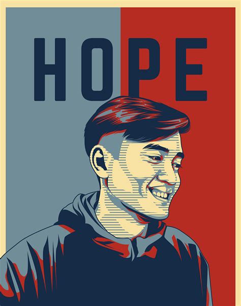 vector obama hope style poster for customer by Sanggi Design on Dribbble