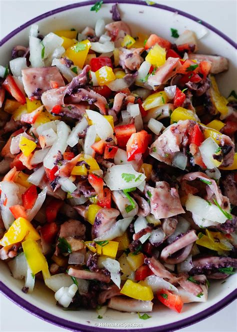 Octopus Salad Recipe - Helena Recipes