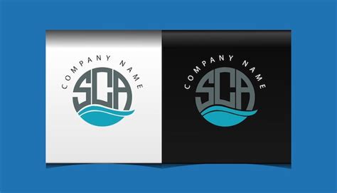 Premium Vector | Sca initial modern logo design vector icon template