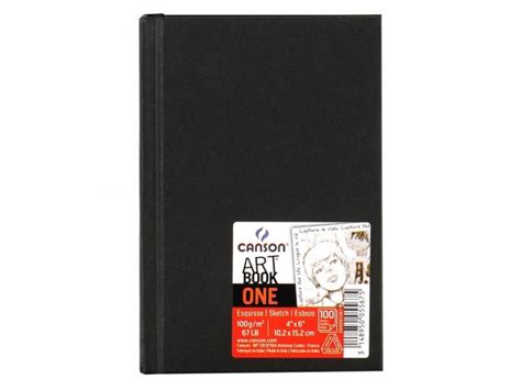 Sketchbook Art Book One A6 - Canson - black, 100 g, 100 sheets