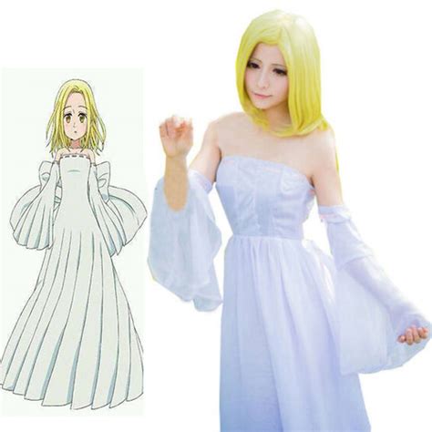 The Seven Deadly Sins Nanatsu No Taizai Elaine Cosplay Costume ( free ...