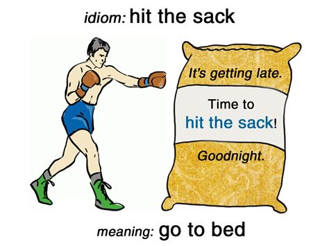 Idiom - Hit The Sack - Funky English