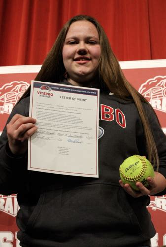 Natalie Martin first Spooner softball player to sign college letter of intent | High School ...