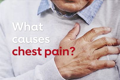 What causes chest pain? | American Heart Association