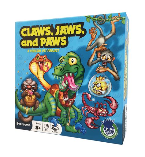 Claws, Jaws, and Paws board game - Fonts In Use