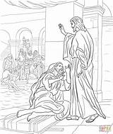 Jesus Heals The Noblemans Son Coloring Page Pages sketch template