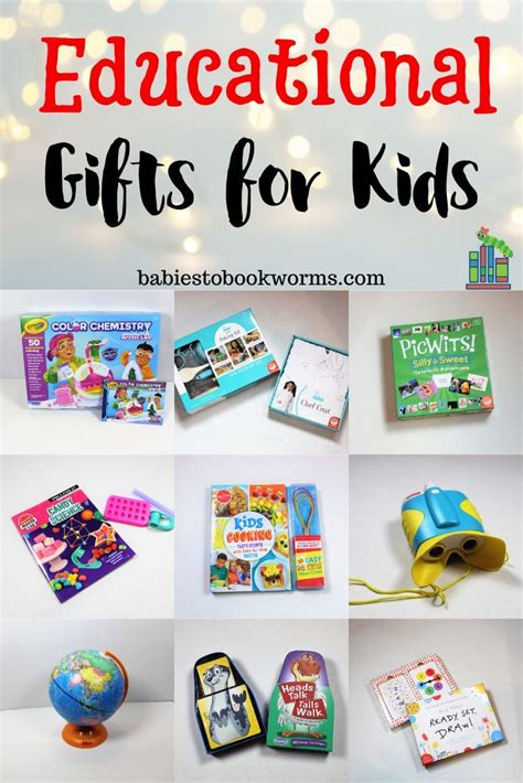 Educational Gifts for Kids | Learning Through Play | Babies to Bookworms | Gifts for kids ...