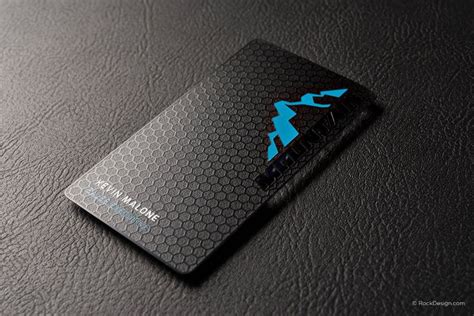 Logos and black metal templates | RockDesign.com | Metal business cards, Business cards creative ...