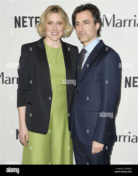 (L-R) Greta Gerwig and Noah Baumbach at Netflix’s MARRIAGE STORY Los ...