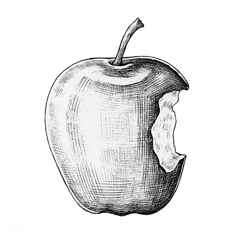 how to draw a apple core - lovesofkelli