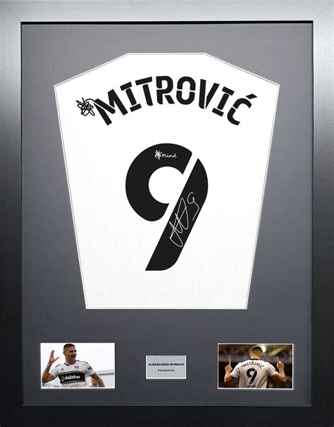 Mitrovic Fulham signed Shirt Frame – The Frame Lab